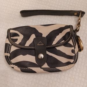 Dooney & Bourke Zebra Wristlet